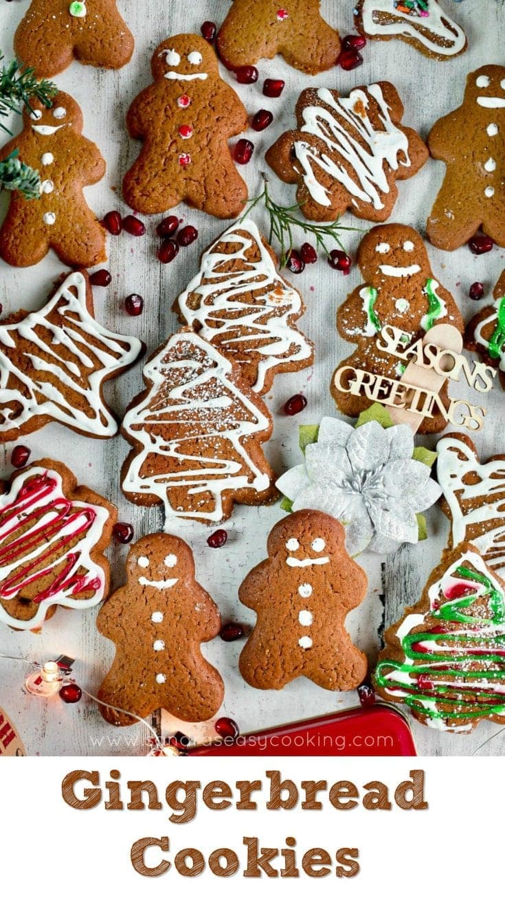 Gingerbread Cookies Recipe Sandra's Easy Cooking Holidays