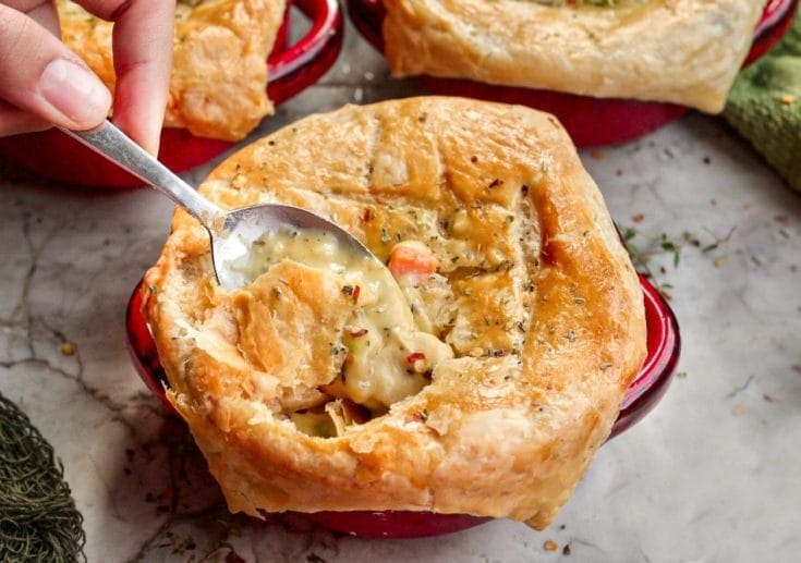 Individual Chicken Pot Pies
