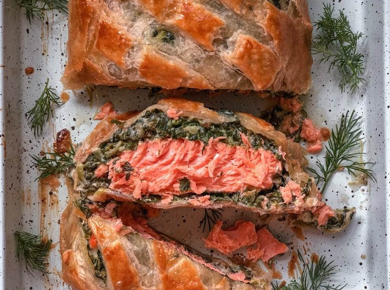 Salmon Wellington Sandra's Easy Cooking Seafood Recipes