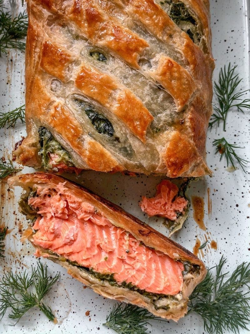 Salmon Wellington Sandra's Easy Cooking Seafood Recipes