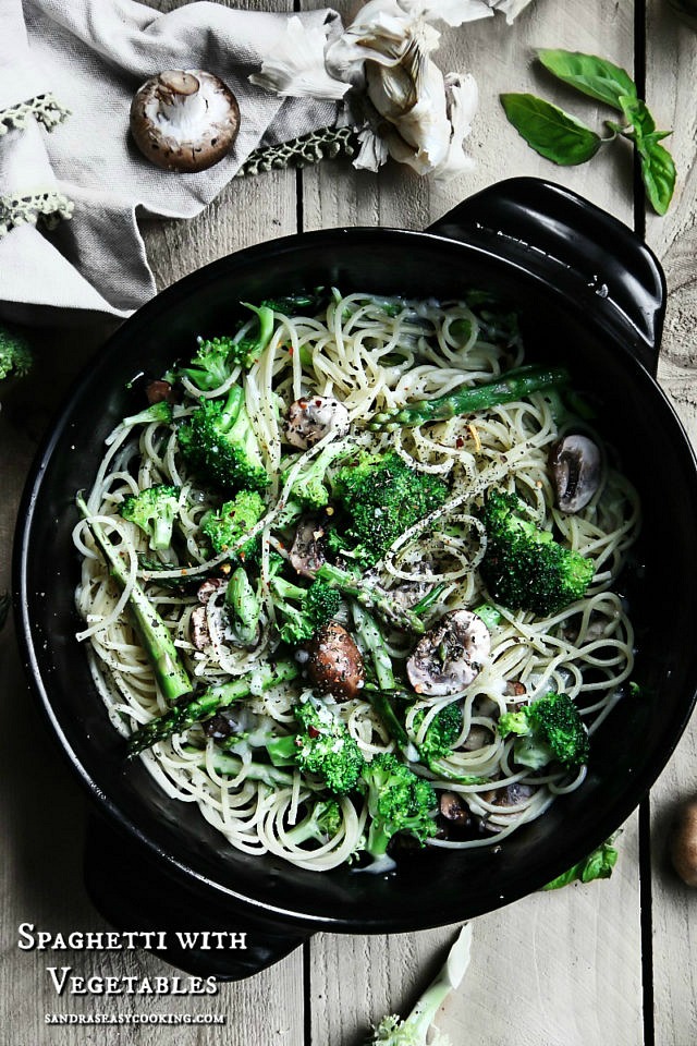Skillet Spaghetti with Vegetables