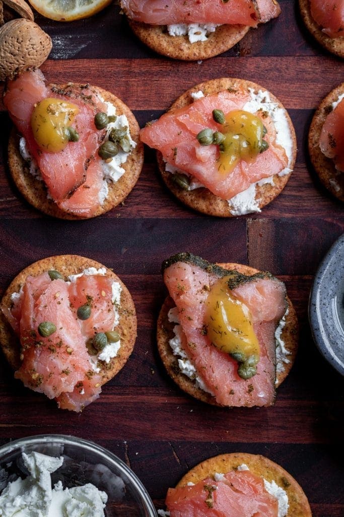 Smoked Salmon Goat Cheese Appetizers Sandra's Easy Cooking Recipe