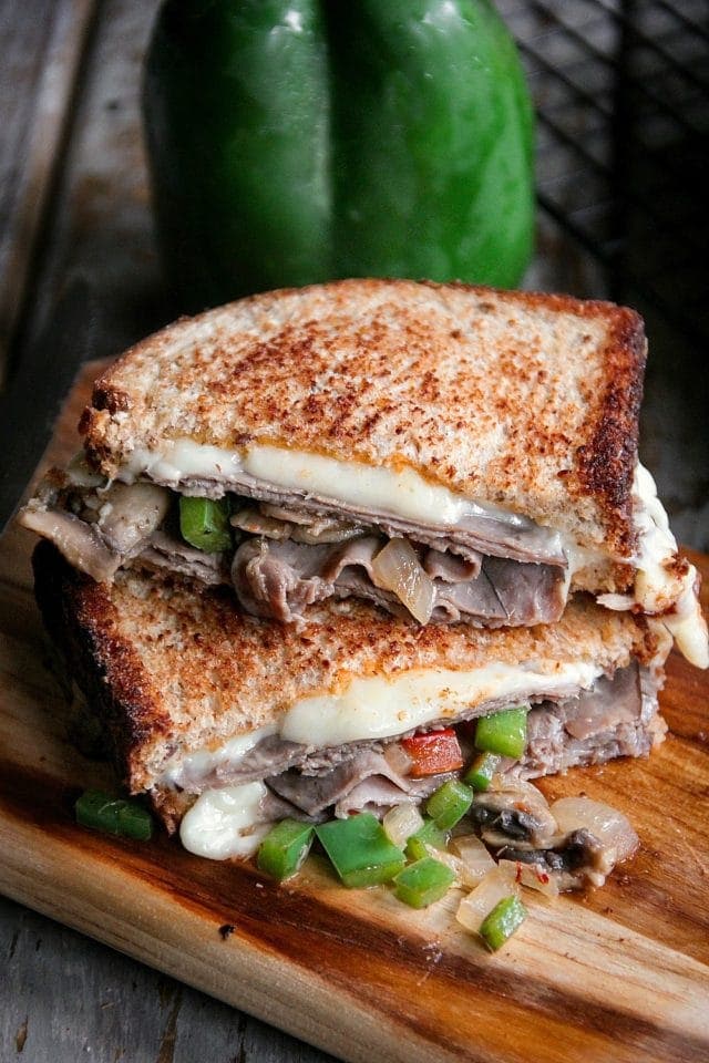 Roasted Beef Grilled Cheese Sandwich