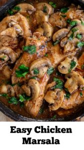 Easy Chicken Marsala Recipe - Sandra's Easy Cooking One Pot Meals