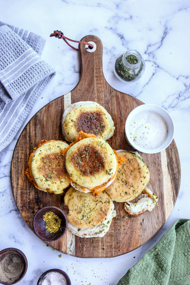 English Muffin Baked Sandwiches
