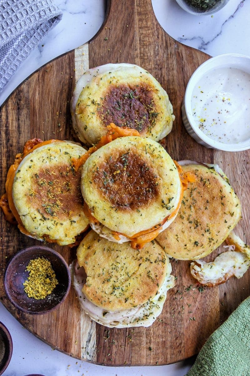 English Muffin Baked Sandwiches Sandra's Easy Cooking Sandwiches