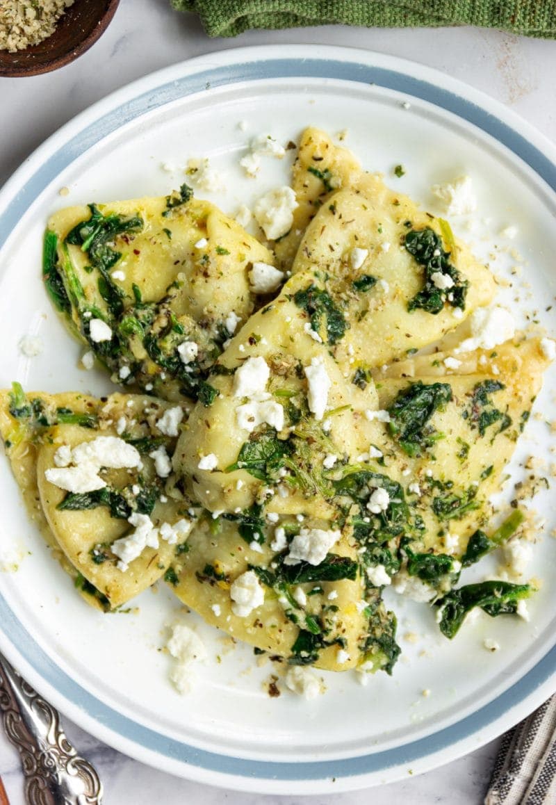 Ravioli Sautéed with Spinach Sandra's Easy Cooking Quick Recipes