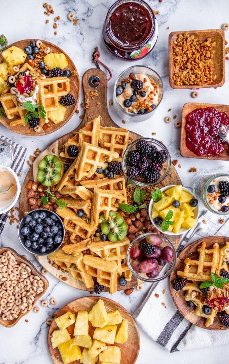 Waffle Breakfast Board Sandra's Easy Cooking Breakfast and Brunch