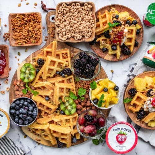 Waffle Breakfast Board Sandra's Easy Cooking Breakfast and Brunch