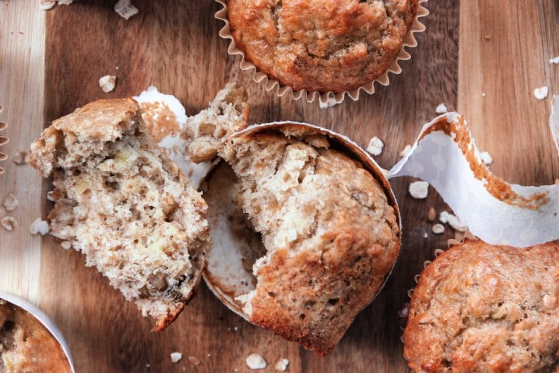 Banana Nut Oat Muffins Sandra's Easy Cooking Breakfast and Brunch