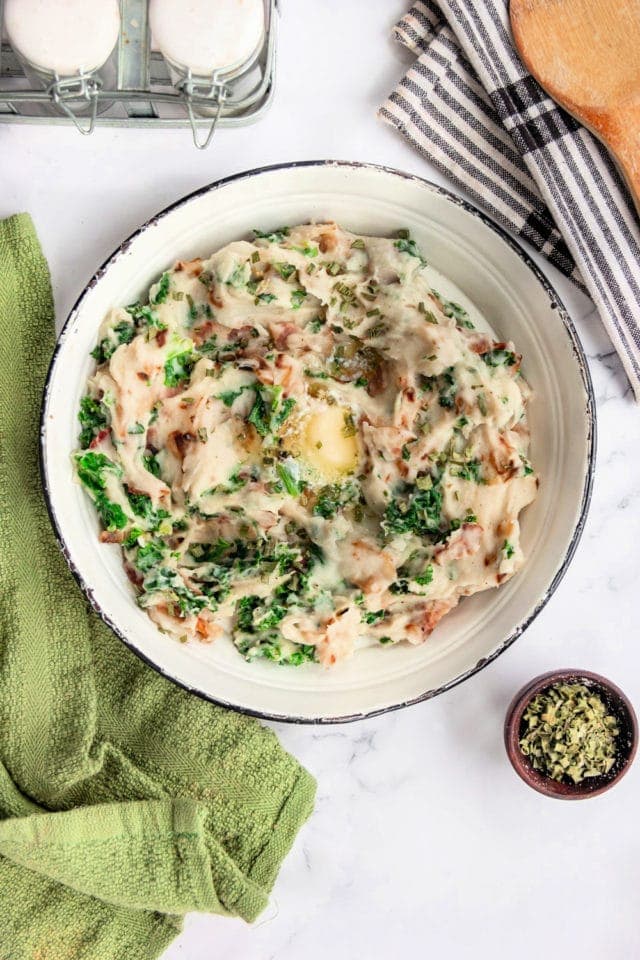 Colcannon with Kale and Bacon