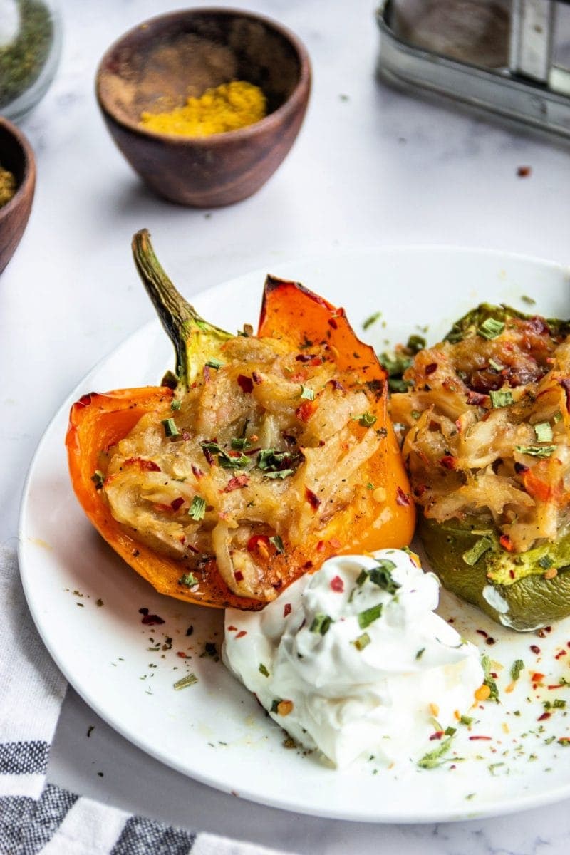 Potato Stuffed Peppers Sandra's Easy Cooking Side Dish Recipes