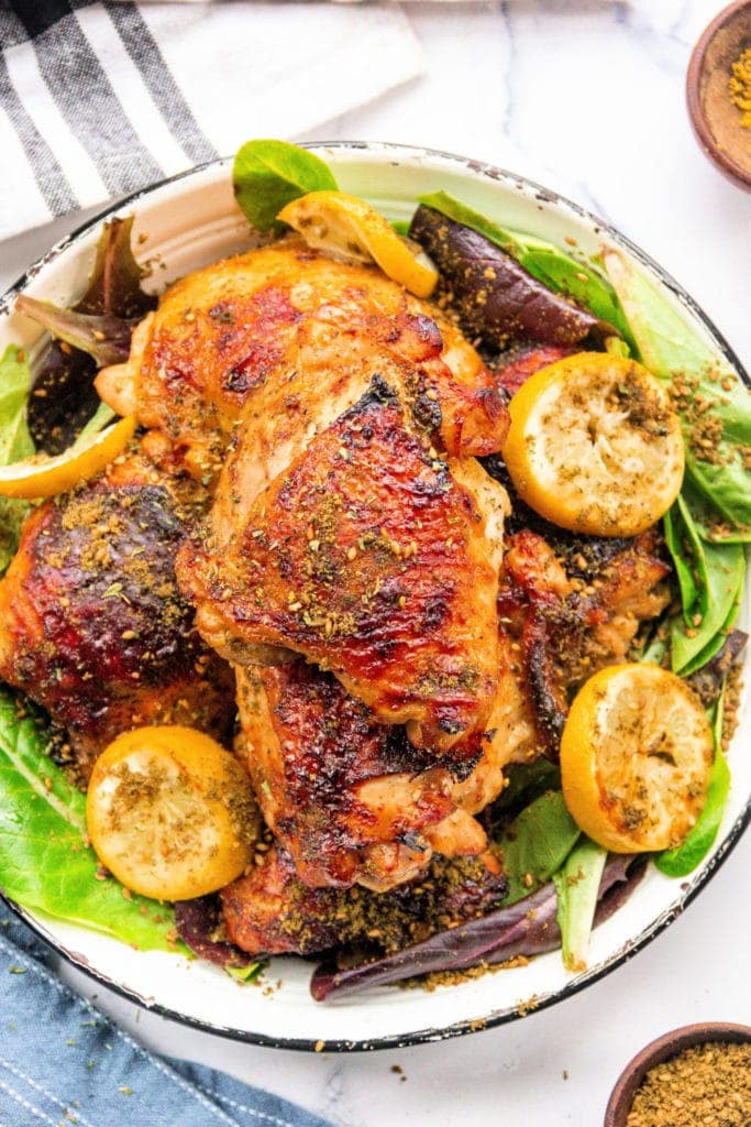 AirFryer Honey Mustard Chicken Thighs Recipe Sandra's Easy Cooking