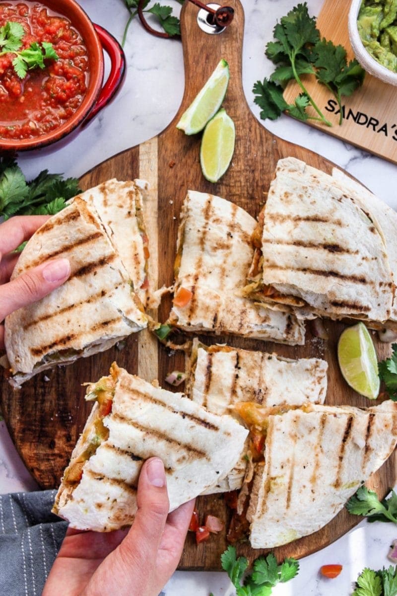 TexMex Grilled Tofu Quesadillas Sandra's Easy Cooking Grilling Recipes
