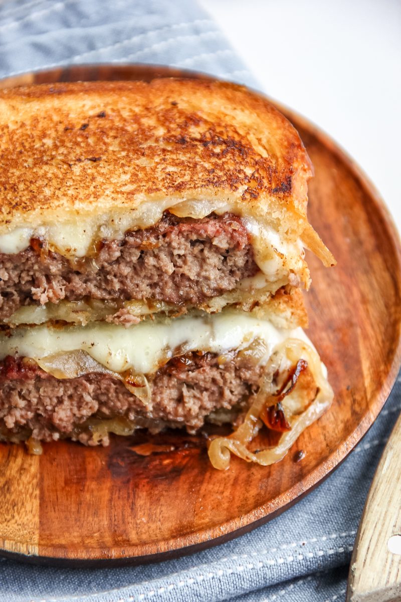 Classic Patty Melt Sandwich - Sandra's Easy Cooking Finger Foods