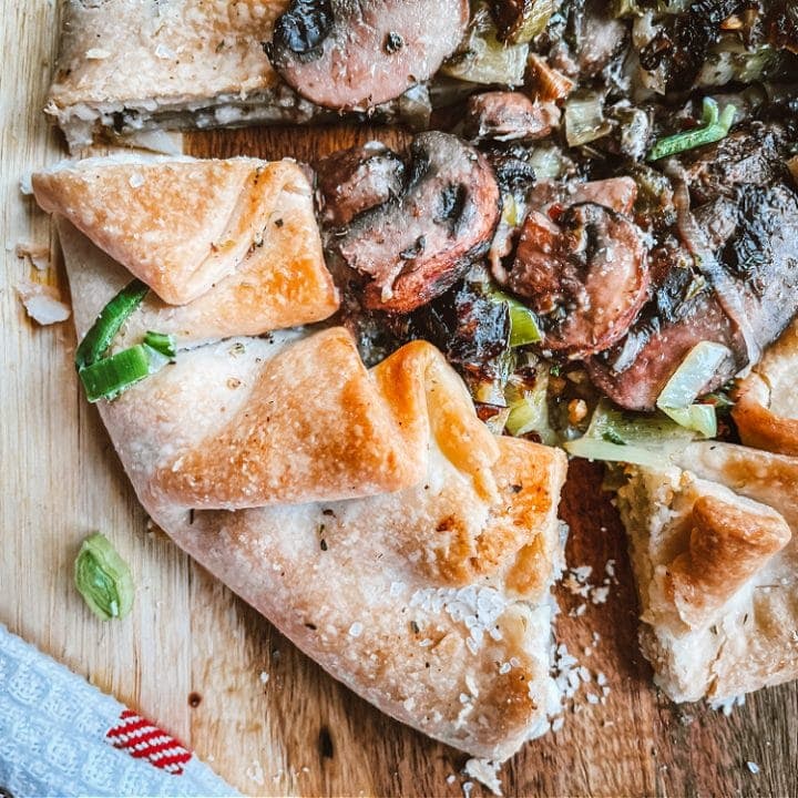 Mushroom and Leek Galette