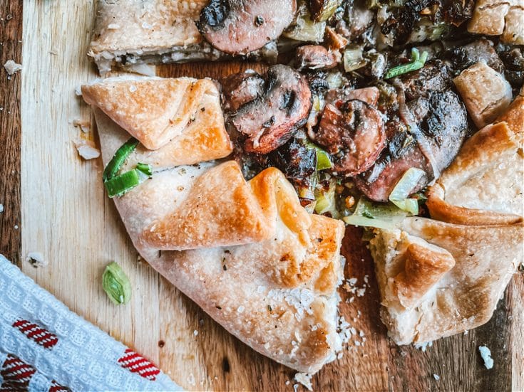 Mushroom and Leek Galette