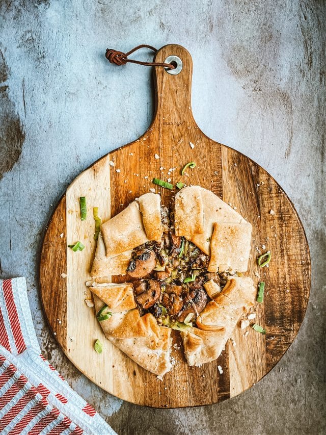 Mushroom and Leek Galette