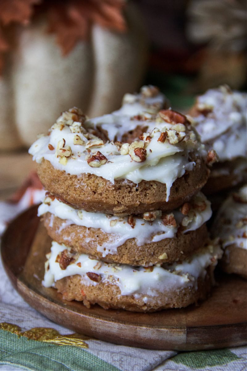 Carrot Cake Baked Donuts