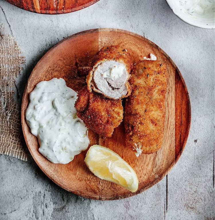 Pork Steak Rolls with Cream Cheese