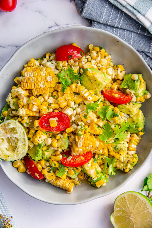 Grilled Spicy Corn Salad