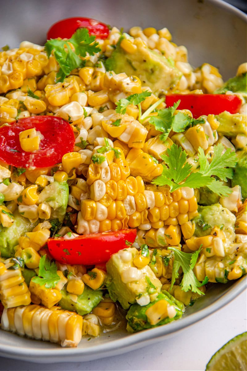 Grilled Spicy Corn Salad Sandra's Easy Cooking