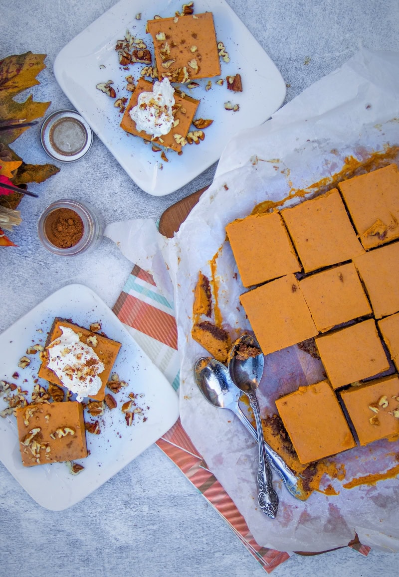 NoBake Pumpkin Bars Sandra's Easy Cooking