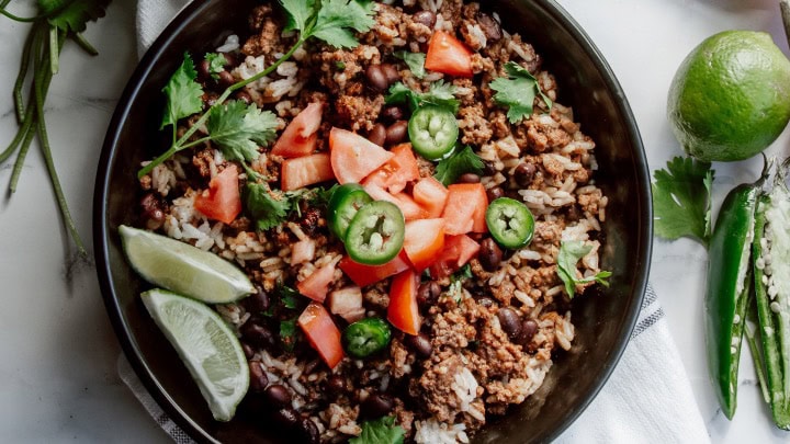 Beef Burrito Skillet