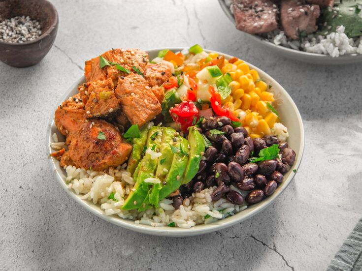 Easy Salmon Rice Bowls Sandra's Easy Cooking