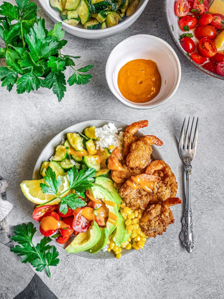 Shrimp Rice Bowl Sandra's Easy Cooking
