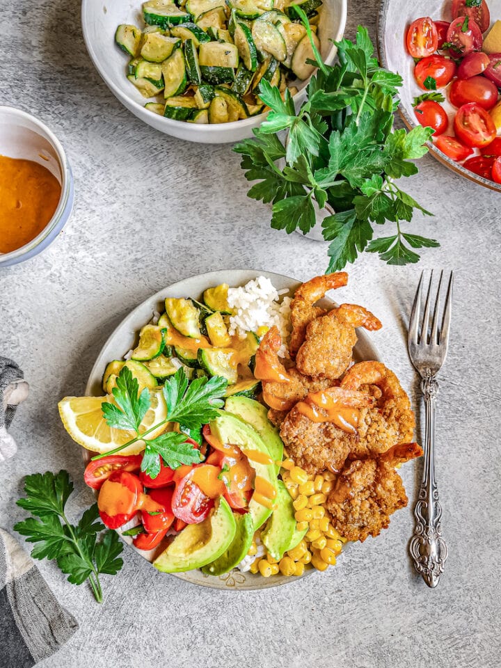Shrimp Rice Bowl Sandra's Easy Cooking