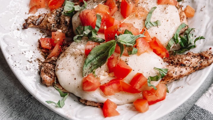 Grilled Chicken Bruschetta