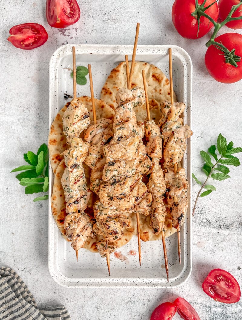 Grilled Lemon Chicken Skewers Sandra's Easy Cooking