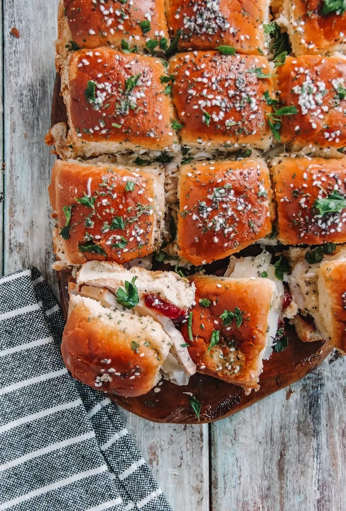 Turkey and Cranberry Sauce Sliders