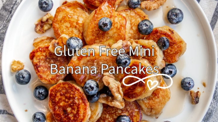 Gluten Free Mini Banana Pancakes